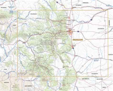Colorado Map Major Cities