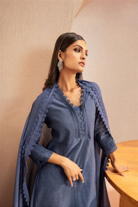 Shop Chanderi Silk Kurta Sets For Women Online 2026