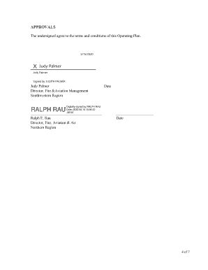 Fillable Online gacc nifc OPERATING PLAN BETWEEN Fax Email Print ...