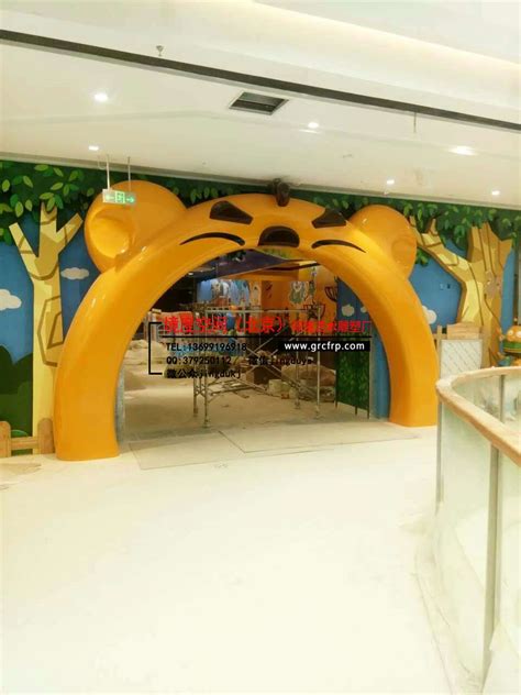 儿童游乐园门头幼儿园门头创意设计欣赏 - 深圳市欧卡德玻璃钢装饰工程有限公司