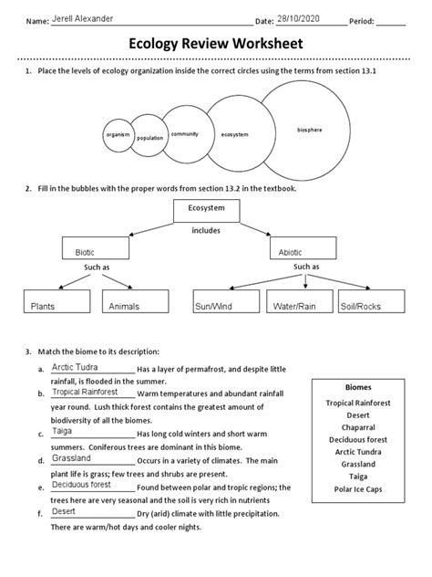 Image result for Biotic Sampling Methods Worksheet