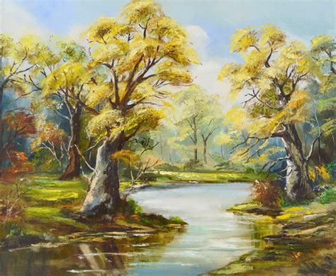 Oil Paintings Of Trees In Autumn