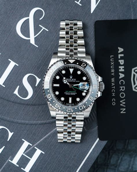 Rolex GMT-Master II 126710GRNR "Bruce Wayne" Watch – Alpha Crown