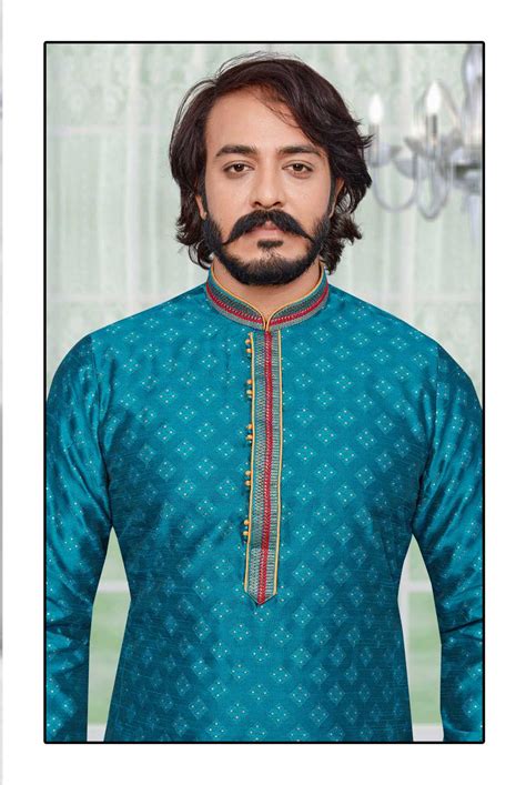 Indowestren Semi Cotton Kurta Pyjama – Sudarshansarees