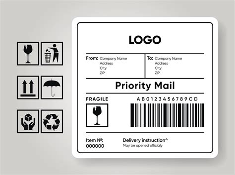 Shipping Label Design 的图像结果