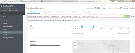 Image result for MongoDB Compass UI