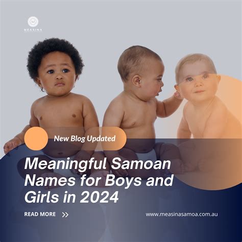 Meaningful Samoan Names for Boys and Girls in 2024 | Measina Treasures ...