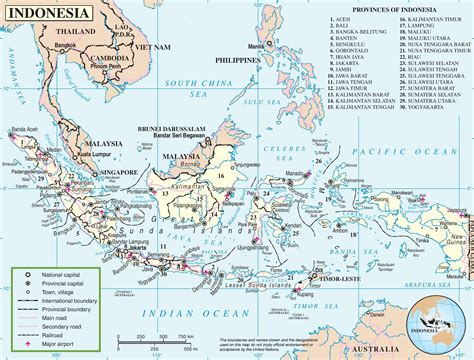 Indonesia road map - Ontheworldmap.com