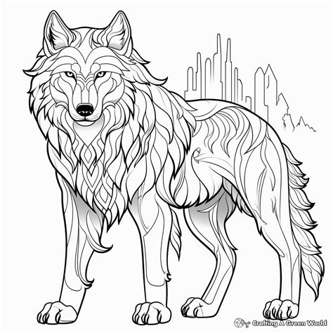 Wolf Printable Coloring Pages - Free coloring pages to print