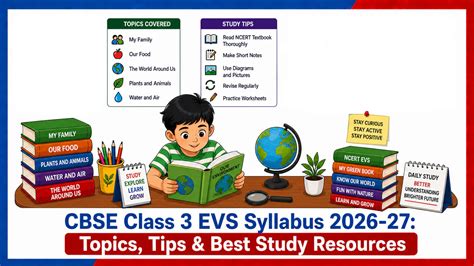 CBSE Class 3 EVS Syllabus 2026-27: Topics, Tips & Best Study Resources ...