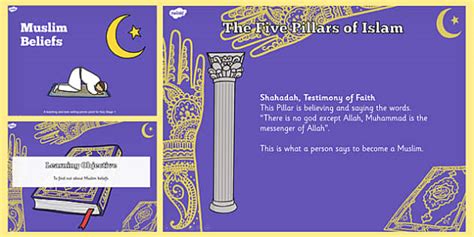 Muslim Beliefs PowerPoint - Muslim Religion - KS1 - Twinkl