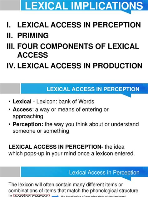 Image result for Lexical Comprehension Examples