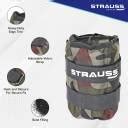 Strauss (5 Kg x 2) Ankle Weight | Wrist & Leg Weights Cuff, 5Kg Each ...