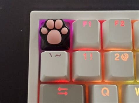 Black Cat Paw Keycap Mechanical Keyboard Pink Beans India | Ubuy