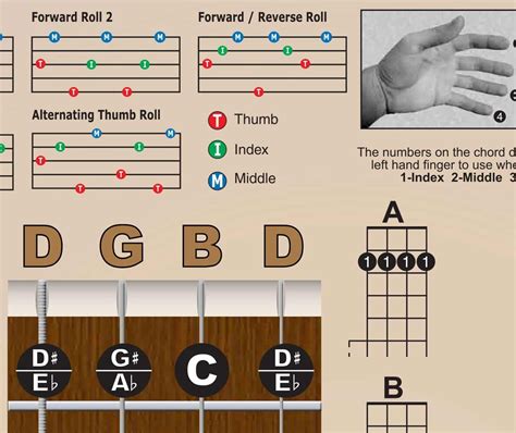 Image result for 5 String Banjo Note Chart