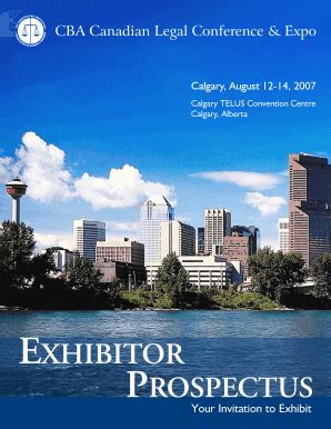 Fillable Online cba Calgary TELUS Convention Centre Fax Email Print ...