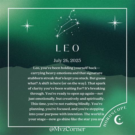 July 26Th Zodiac Sign
