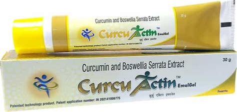 Buy CURCU ACTIN EMULGEL TUBE OF 30 GM Online & Get Upto 60% OFF at ...
