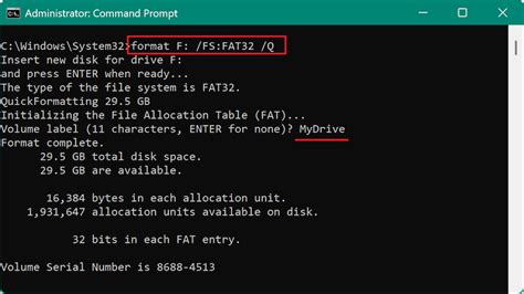 Image result for Cmd Format USB FAT32