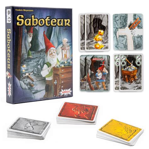 Snapklik.com : Games Saboteur Strategy Card Game The Adventurous Gold Mining Game Following Your ...