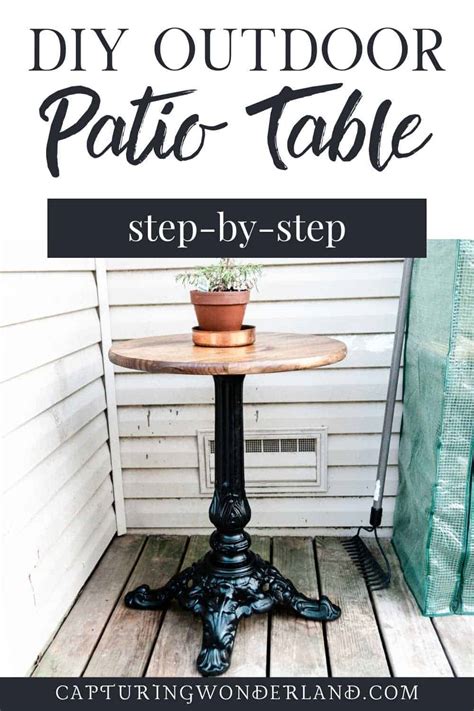Image result for DIY Patio Table