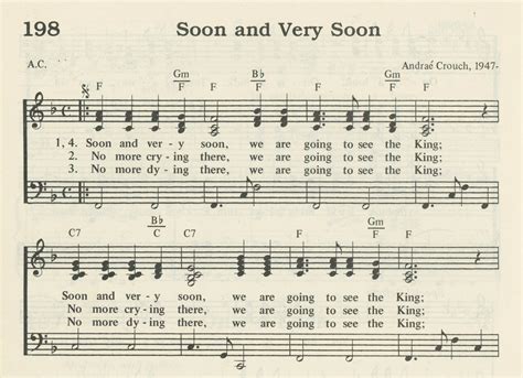 Soon and Very Soon — Hymnology Archive