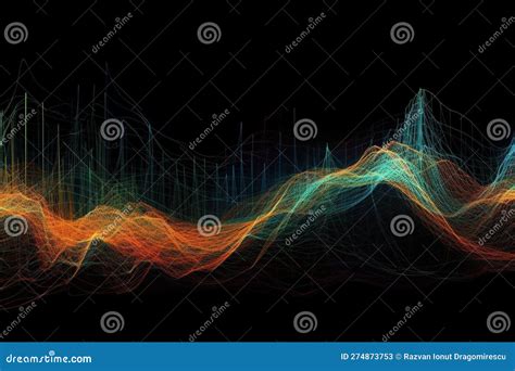 Wave Warp Abstract Background Illustration. Ai Generated Stock ...