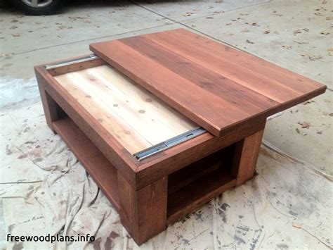Secret Compartment Coffee Table