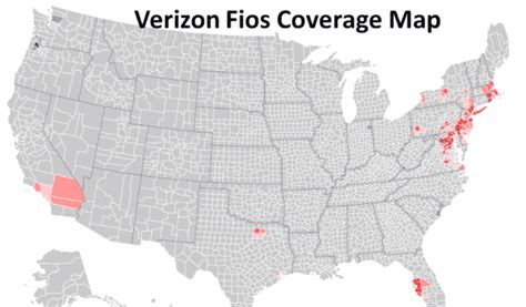 Image result for Verizon FiOS Fiber Optic Internet Map