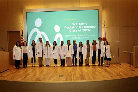 Nemours Children’s Hospital, Florida Welcomes its New Class of Pediatric Residents