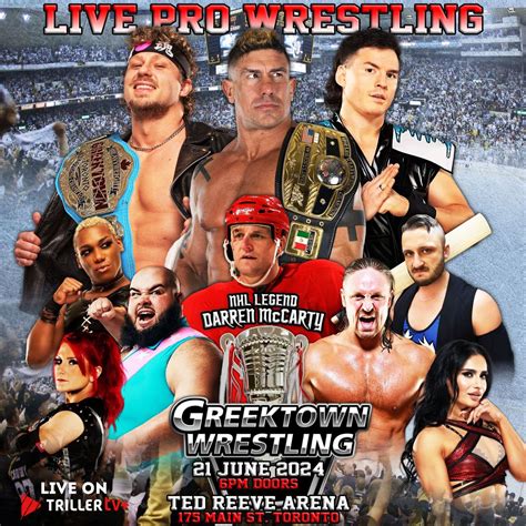 TORONTO ? DARREN MCCARTY + NWA CHAMP EC3 & MIKE BAILEY @ TED REEVE ...