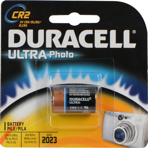 Duracell Ultra Photo 3V CR2 Lithium Battery DLCR2BPK B&H Photo