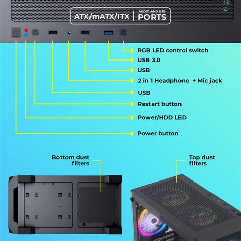 Zebronics Aurora Premium Gaming Chassis