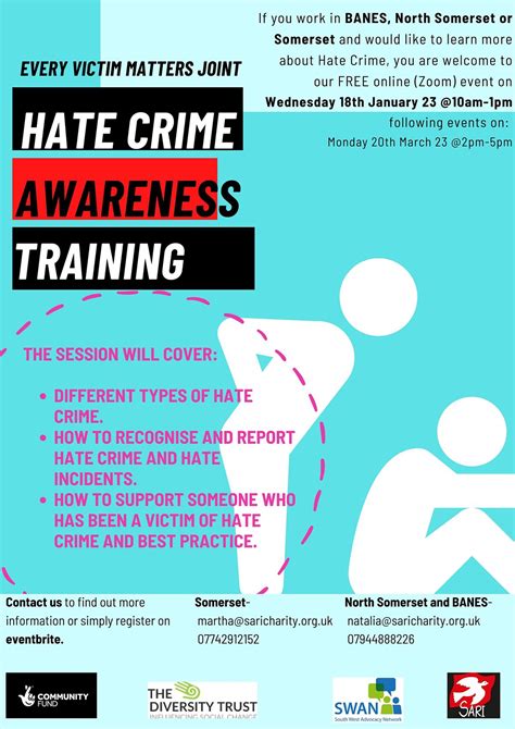 Every Victim Matters- Hate Crime Awareness Session, January 18 2023 ...