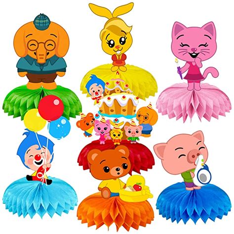 Buy Plim Plim Birthday Party Decoration, 7pcs Plim Plim Theme Table ...