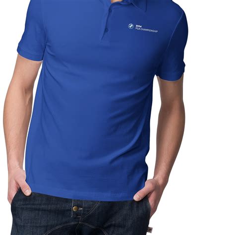 BMW PGA Championship Men's Royal Blue Polo Shirt - DP World Tour ...