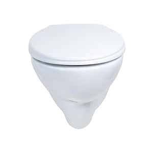 PARRYWARE VALLURE Range Wall Mount Water Closet/Toilet Bowl (White ...