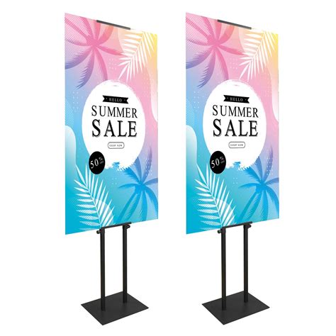 Golemas Poster Board Stand for Display, Heavy Duty Floor Sign Holder ...