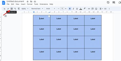 How to Make Labels with Google Docs 的图像结果