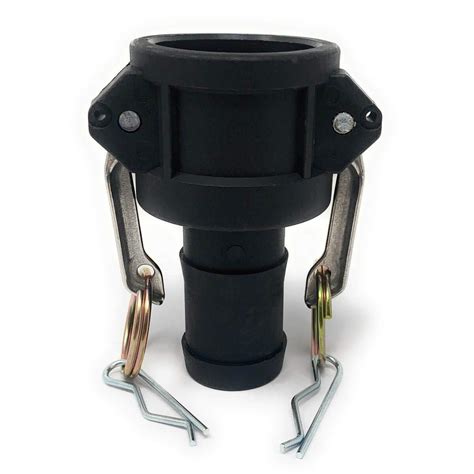 Gloxco Polypropylene Cam Lock Fitting, Type C, 1-1/4" Female Camlock ...
