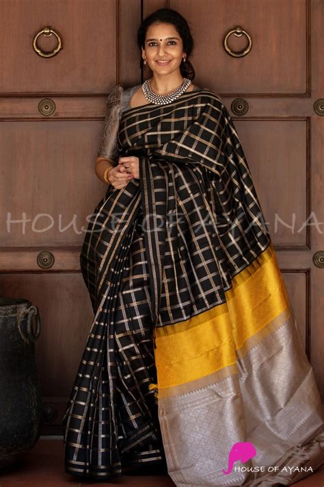 Buy Black Colore Designer Bold and Beautiful Saree Indian Traditional ...