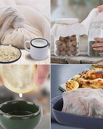 STAR WORK 1x1.2 Meters Muslin Cloth for Kitchen |Unbleached Cotton for ...