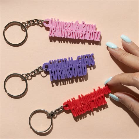 Unique Embossed Keychains And Tags, Customized Keychains And Tags ...