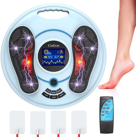 Amazon.com: Creliver TENS + EMS Foot Massager for Neuropathy,25 Modes ...