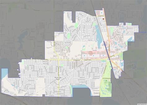 Map of Round Lake Beach village - Thong Thai Real