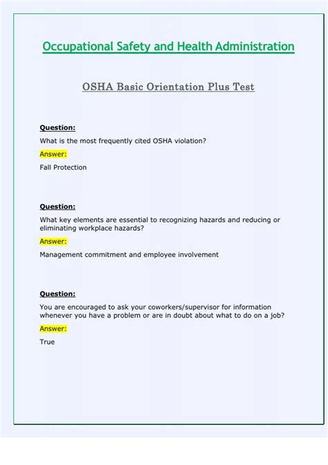 Image result for Basic Orientation Plus Test Questions