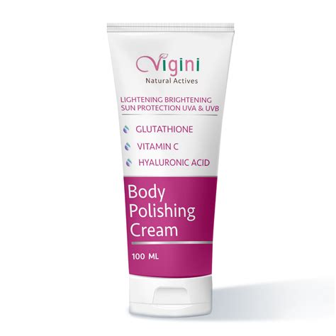 Vigini Lightening Brightening Sun Protection UVA&UVB Body Polishing Cr ...