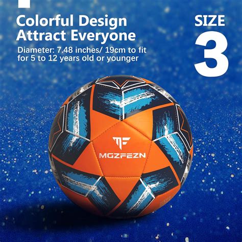 Soccer Ball Size 5&Size 3 for Youth and Adults,Indoor Training Practice ...