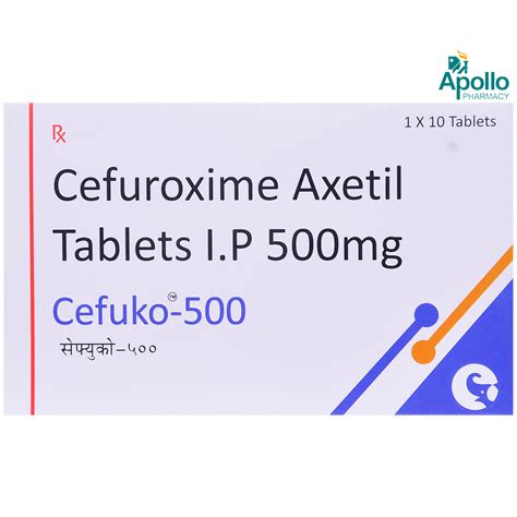 CEFUKO 500MG TABLET | Uses, Side Effects, Price | Apollo Pharmacy