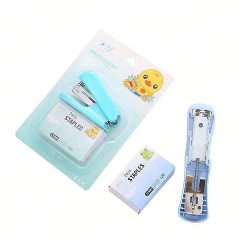 Morandi Color Stapler Creative Office Stapler Set Mini Stapler 12 Gauge ...